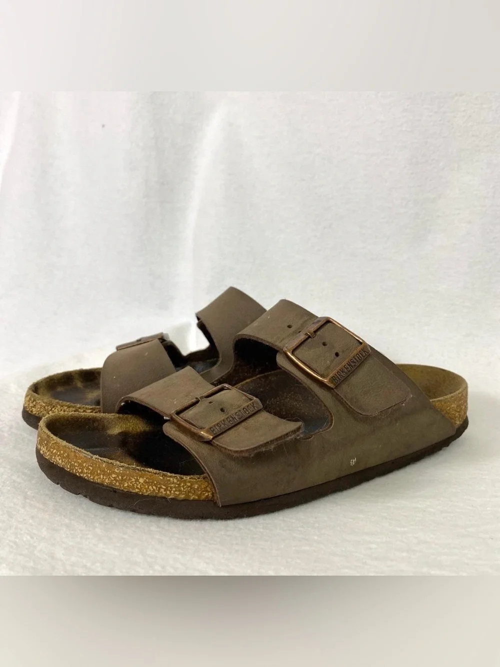 Birkenstock  Arizona Two-Strap Sandals in Dark Brown